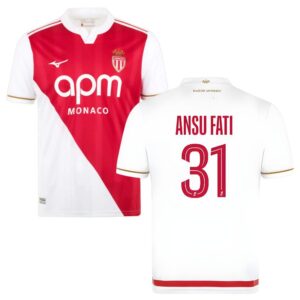 MAILLOT DOMICILE MONACO ANSU FATI 2025-2026