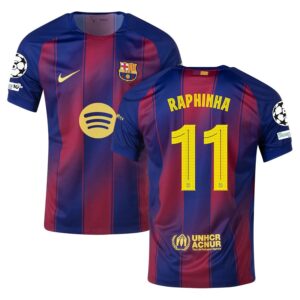 MAILLOTS BARCA Raphinha (Dom, Ext, Thi)